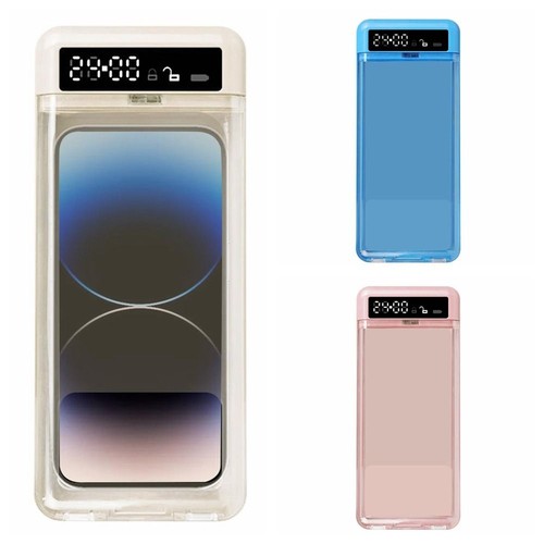 Portable phone lock box with - portable,