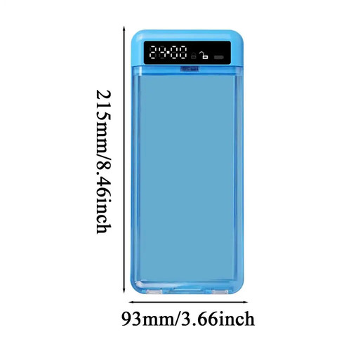 Phone lock box with - phone, timer