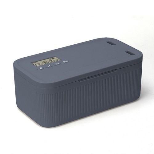 Digital timer lock box with - lock,
