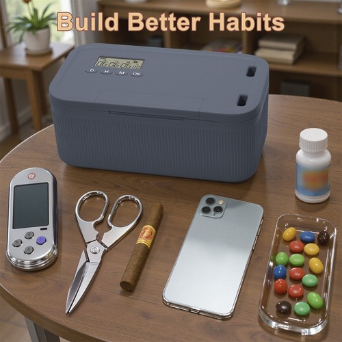 Digital timer lock box with - timer,