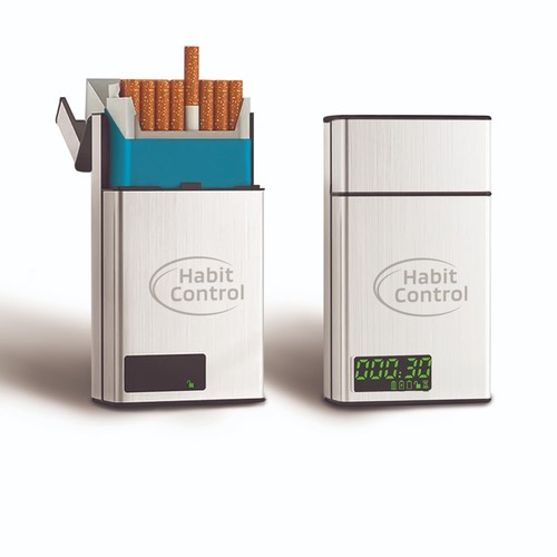 Cigarette case timed lock - timed,