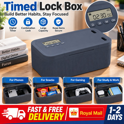 Lock box with timed - with, digital